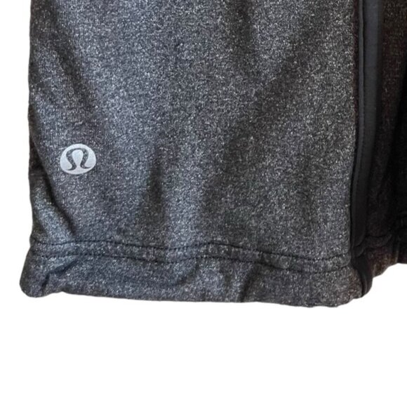 Lululemon Scoop Neck Pleated Back Athletic Tank Gray Black Size 6 - Picture 7 of 10